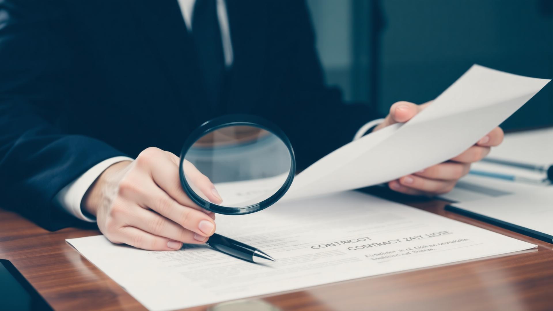Reviewing contract documents