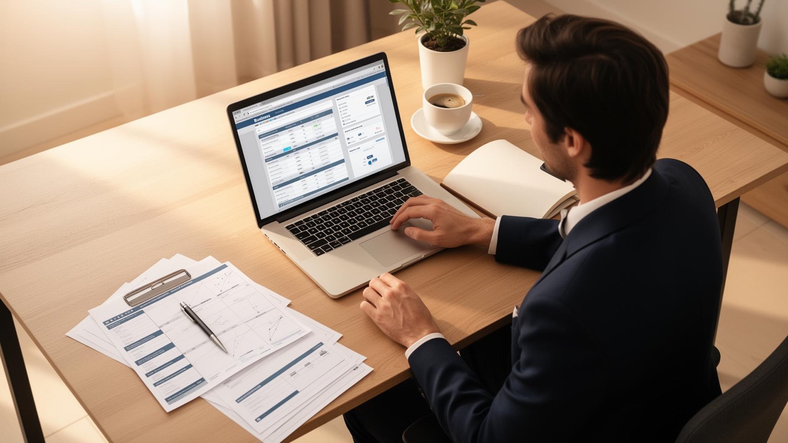 Business planning desk